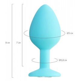 Анальная пробка ToDo Brilliant, 8 см