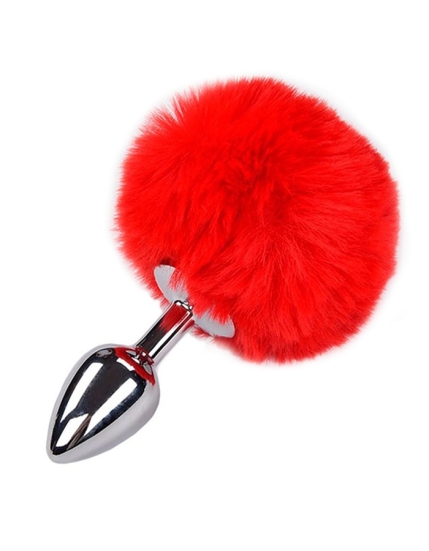 Пробка с хвостиком Metal Anal Fluffy Size S