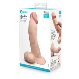 Фаллос b-Vibe Slipskin 10" Curved