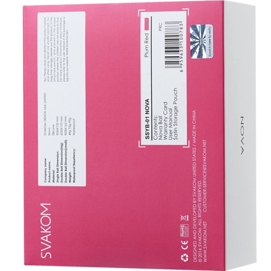 Вагинальные шарики Svakom Nova