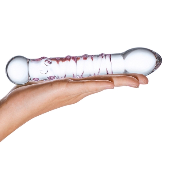 Фаллос из стекла Glas 7,25&quot; Spiral