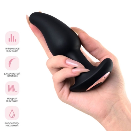 Вибропробка Erotist Hurricane с риммингом